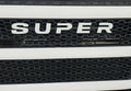 Custom 3D Printed Super Badge for Scania Next Gen White and Black
