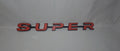 Custom 3D Printed SUPER Badge for Scania Next Gen – Lower Grill Edition Red on Black
