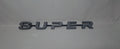 Custom 3D Printed SUPER Badge for Scania Next Gen – Lower Grill Grey on Black
