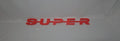 Custom 3D Printed SUPER Badge for Scania Next Gen –Lower Grill RED